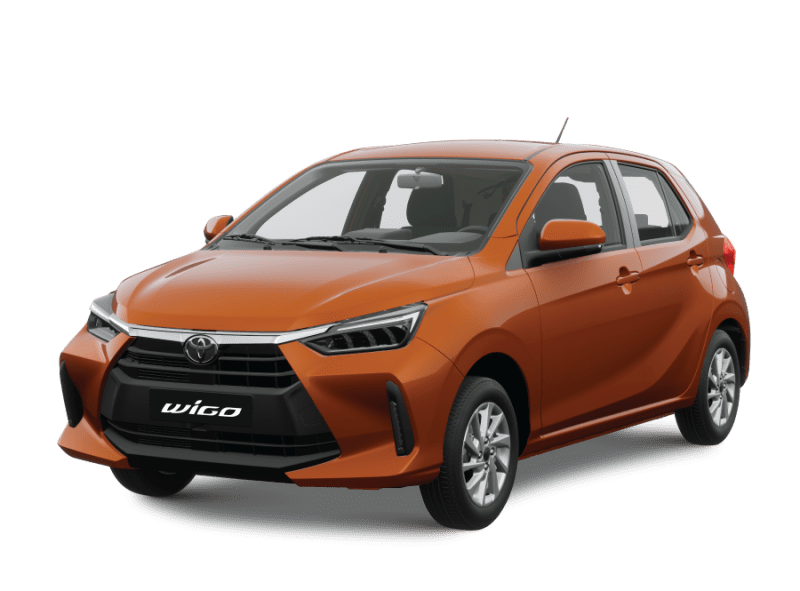 Xe Toyota Wigo Màu Cam - Khuyến Mãi Xe Toyota Wigo