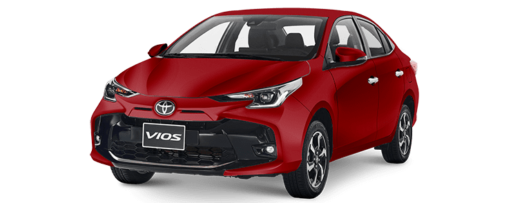 Xe Toyota Vios Màu Đỏ - Khuyến Mãi Toyota Vios