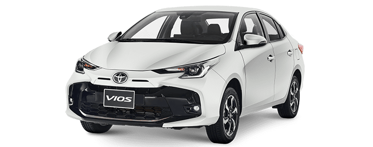 Xe Toyota Vios Màu Trắng Ngọc Trai - Khuyến Mãi Toyota Vios
