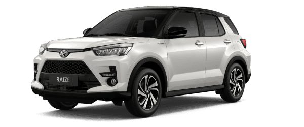 Xe Toyota Raize Màu Trắng Đen - Khuyến Mãi Xe Toyota Raize