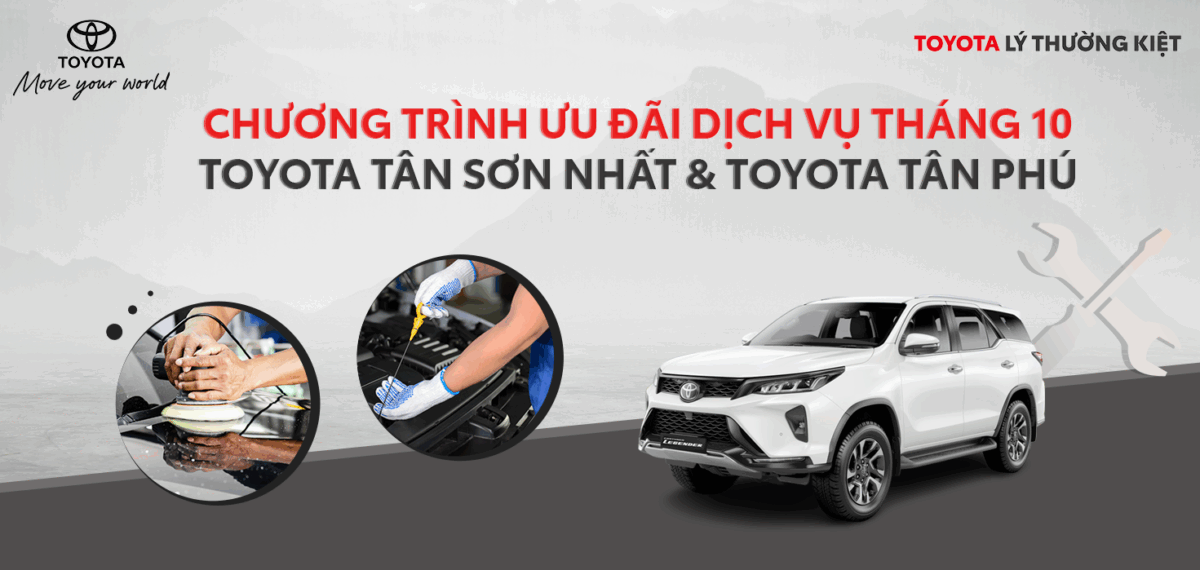You Are Currently Viewing Khuyến Mãi Bảo Dưỡng, Chăm Sóc Xe Cực Hot Trong Tháng 10 – Đến Ngay Toyota Tân Phú Và Toyota Tân Sơn Nhất