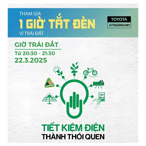 Read More About The Article Cùng Toyota Lý Thường Kiệt Tham Gia Chiến Dịch Giờ Trái Đất