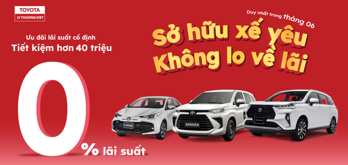 Read More About The Article Sở Hữu Xế Yêu Với Lãi Suất 0% Tại Toyota Lý Thường Kiệt