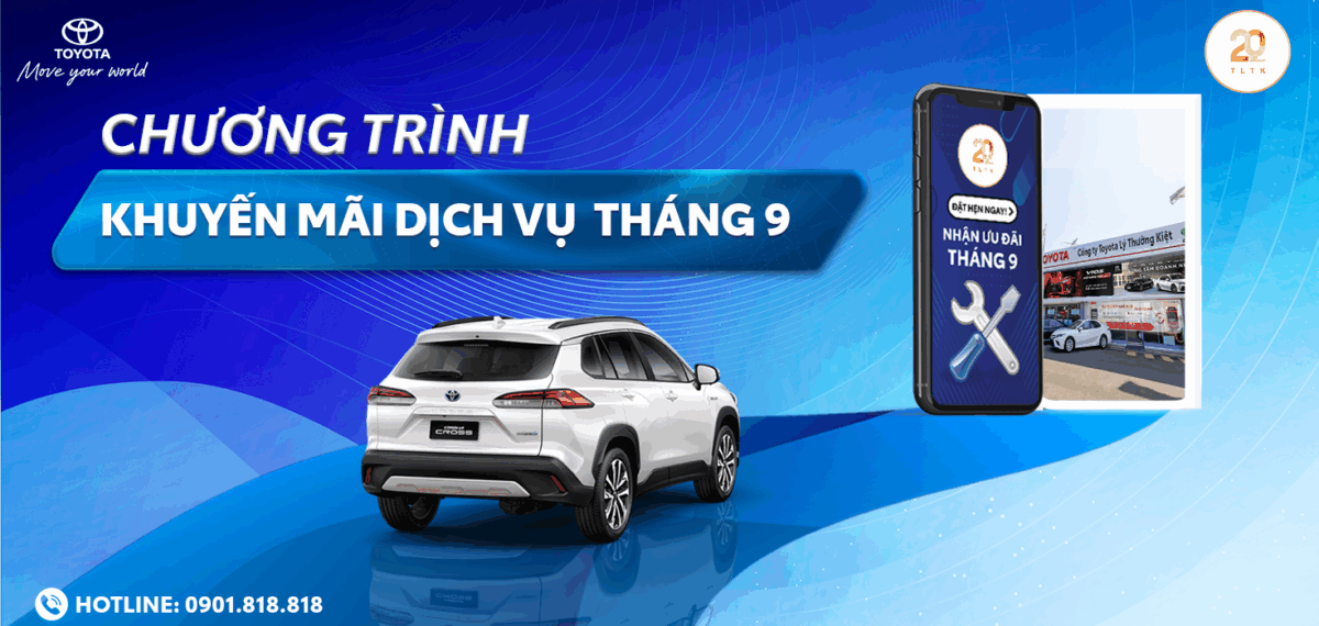 You Are Currently Viewing Tặng Combo Chăm Sóc Xe 800K – Duy Nhất Tại Hệ Thống Toyota Lý Thường Kiệt