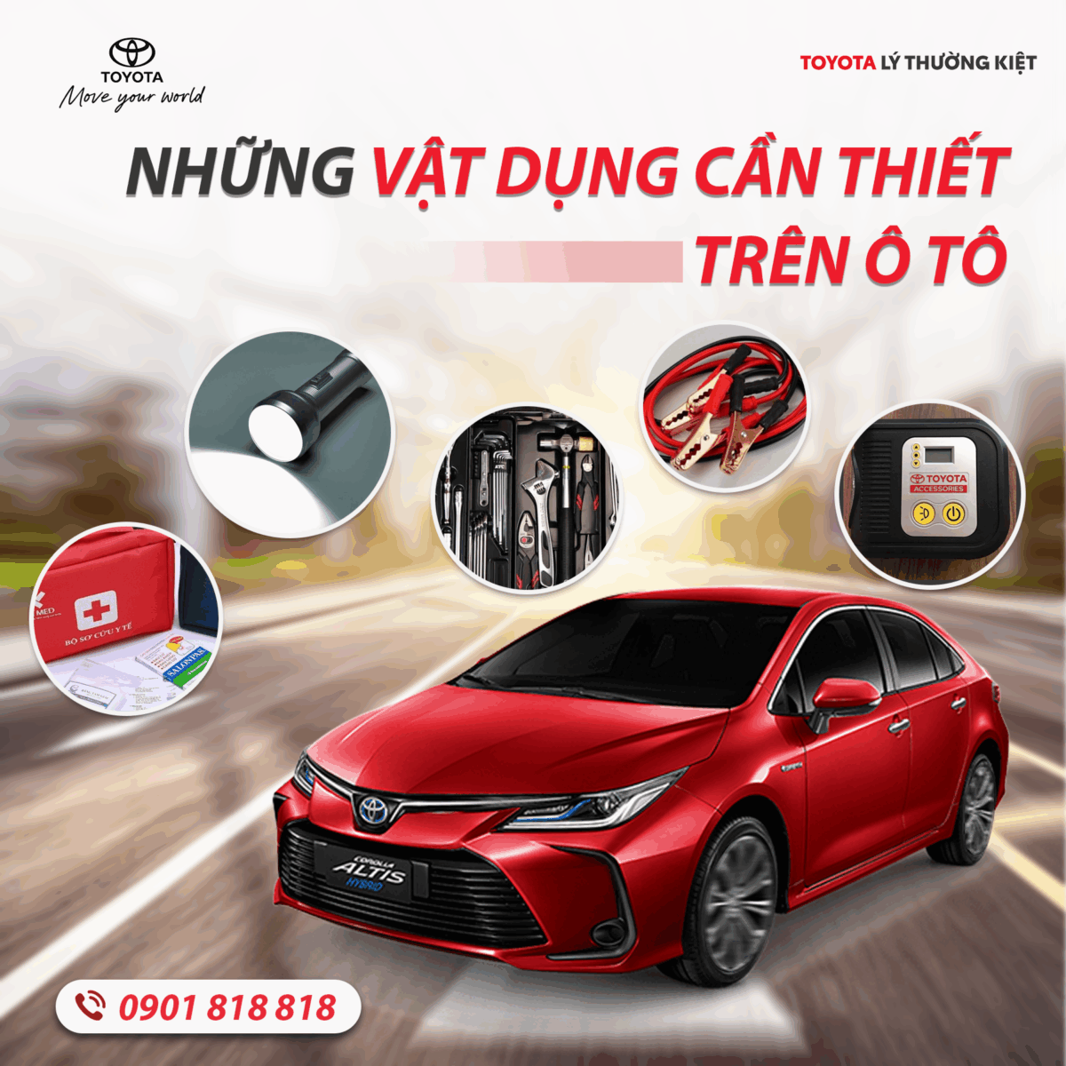 You Are Currently Viewing Top 5 Những Vật Dụng Cần Phải Có Trên Ô Tô
