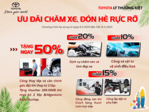 Read More About The Article Ưu Đãi Tháng 5 – Chăm Xe Cực Dễ