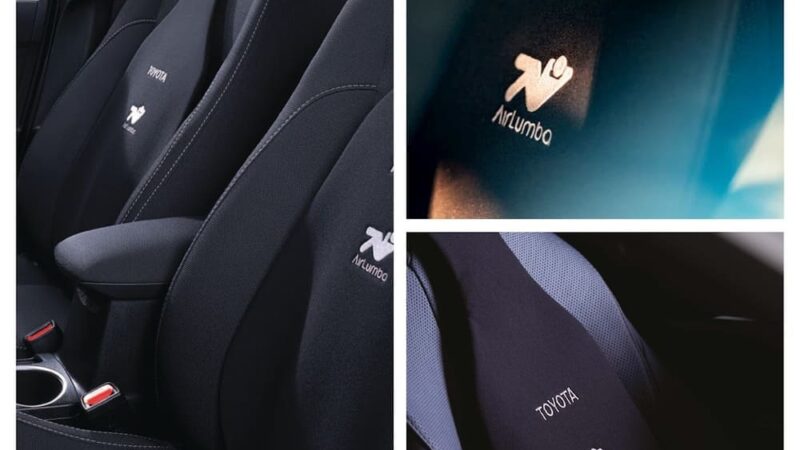 Tựa lưng ghế (màu Đen) Toyota