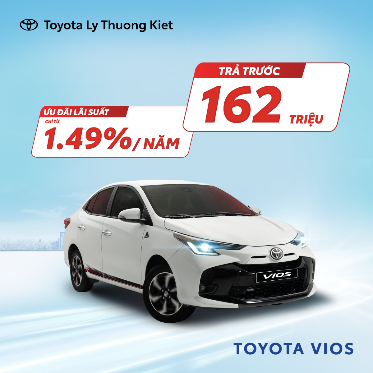 Chi tiết Bảng giá xe Toyota Vios kèm khuyến mãi