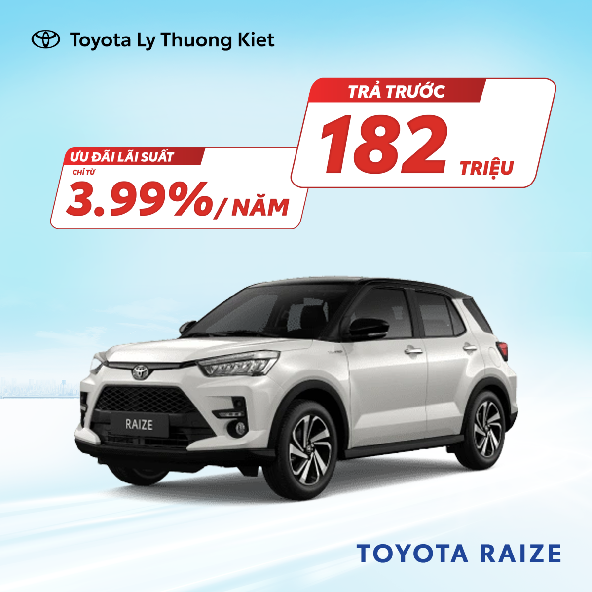 Chi tiết Bảng giá xe Toyota Raize kèm khuyến mãi